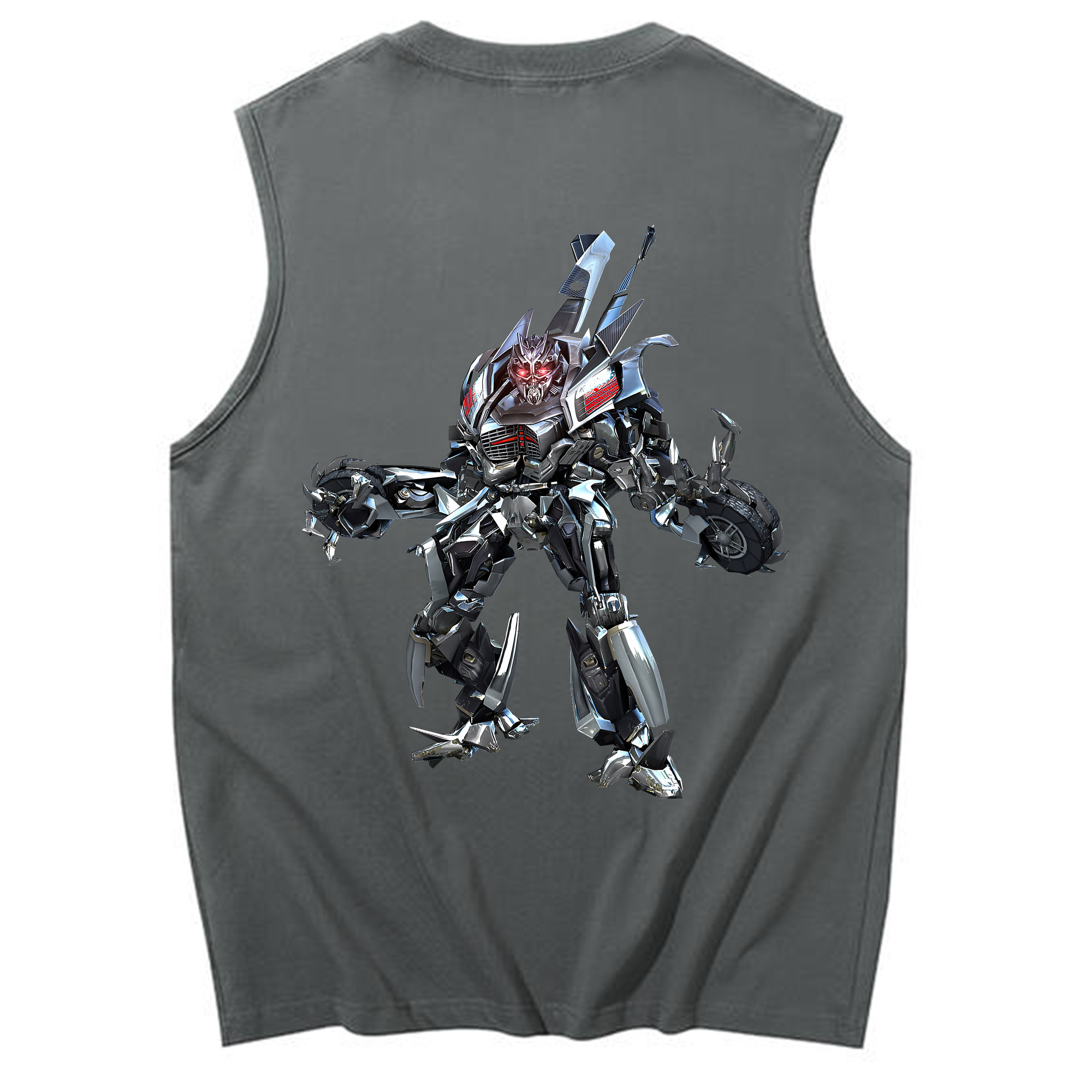 （画像用） Transformers トランスフォーマー コットン100％タンクトップ（背面プリント）